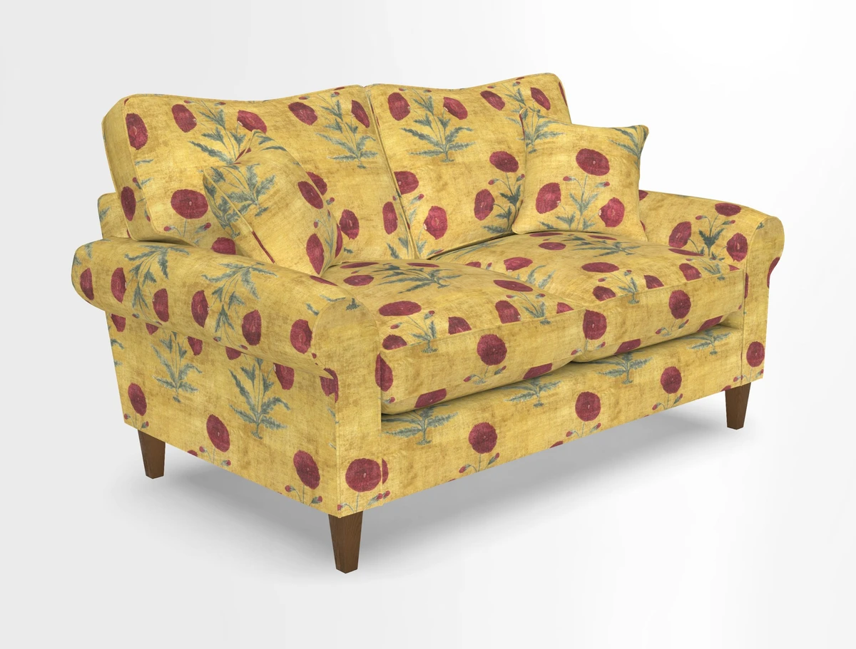 Waverley 2 Seater Sofa in House Velvet Terracotta