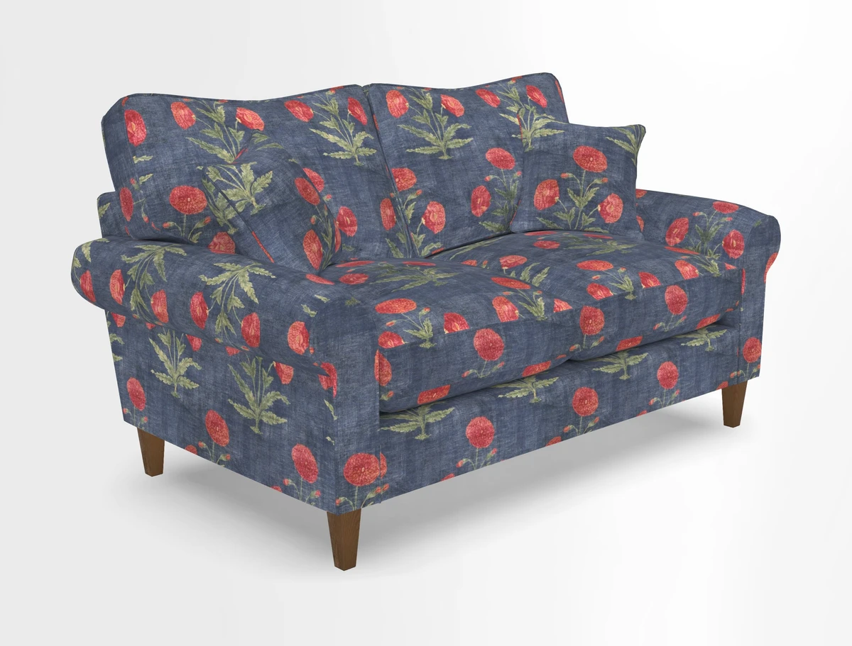 Waverley 2 Seater Sofa in House Velvet Terracotta