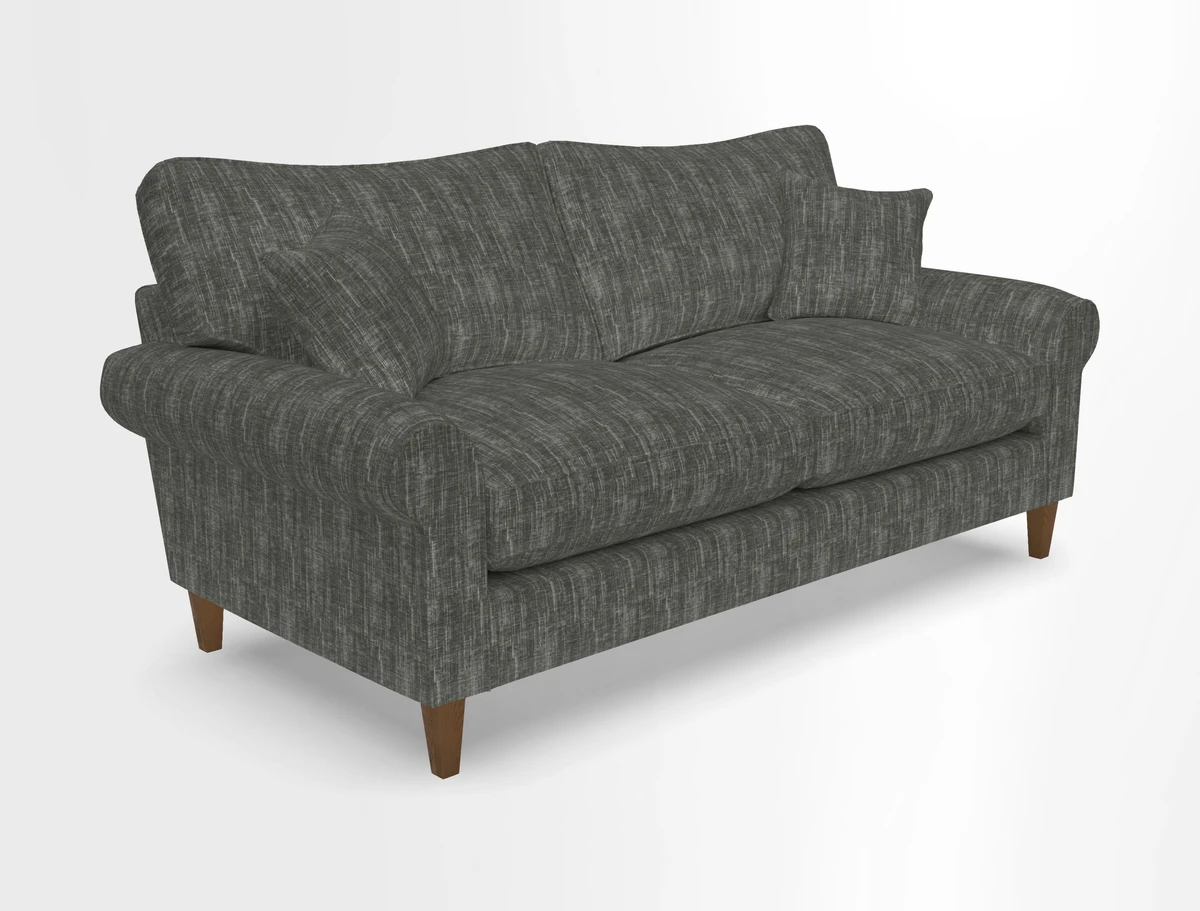 Waverley 3 Seater Sofa in Cloth 18 Bengal Stripe Indigo