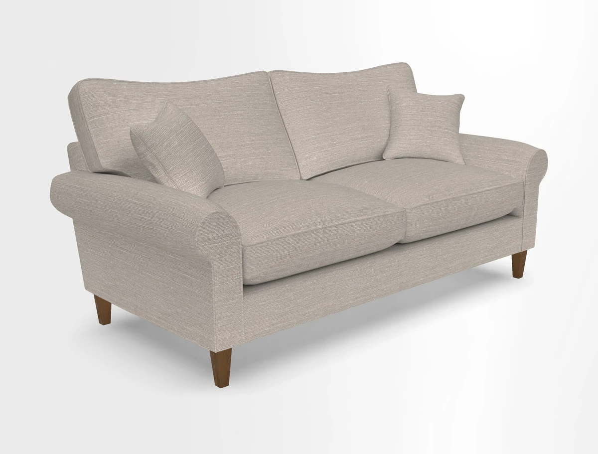 Waverley 3 Seater Sofa in Cloth 18 Bengal Stripe Indigo
