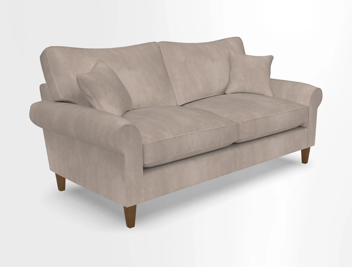 Waverley 3 Seater Sofa in Cloth 18 Bengal Stripe Indigo