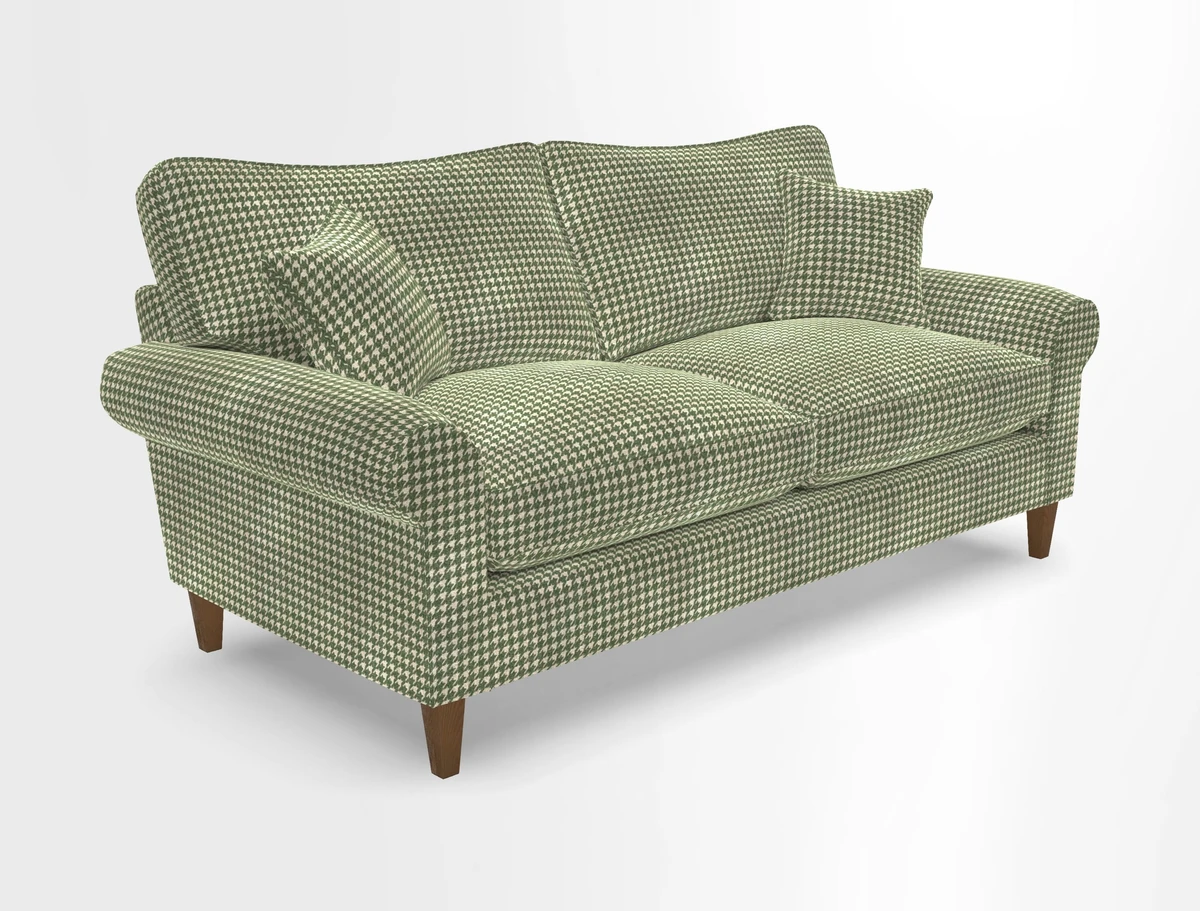 Waverley 3 Seater Sofa in Cloth 18 Bengal Stripe Indigo