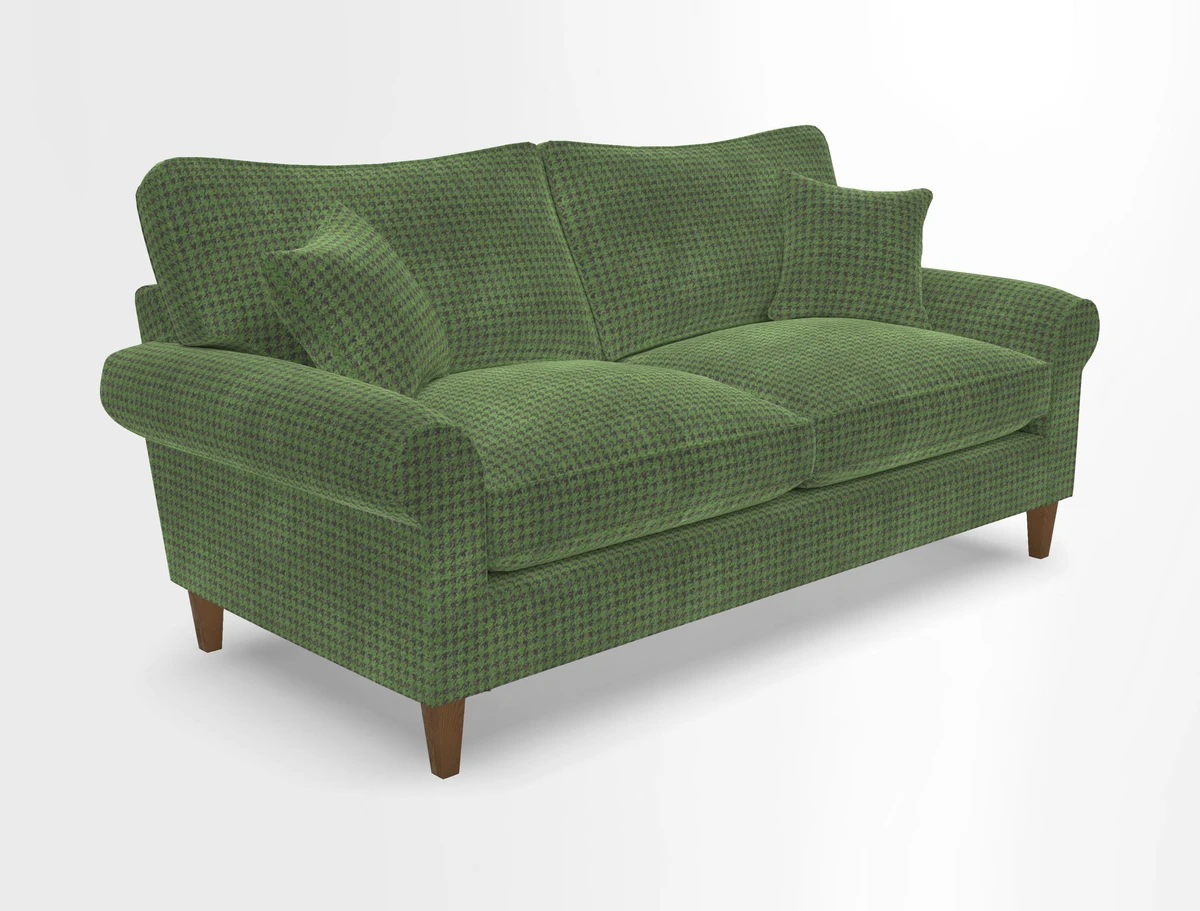 Waverley 3 Seater Sofa in Cloth 18 Bengal Stripe Indigo