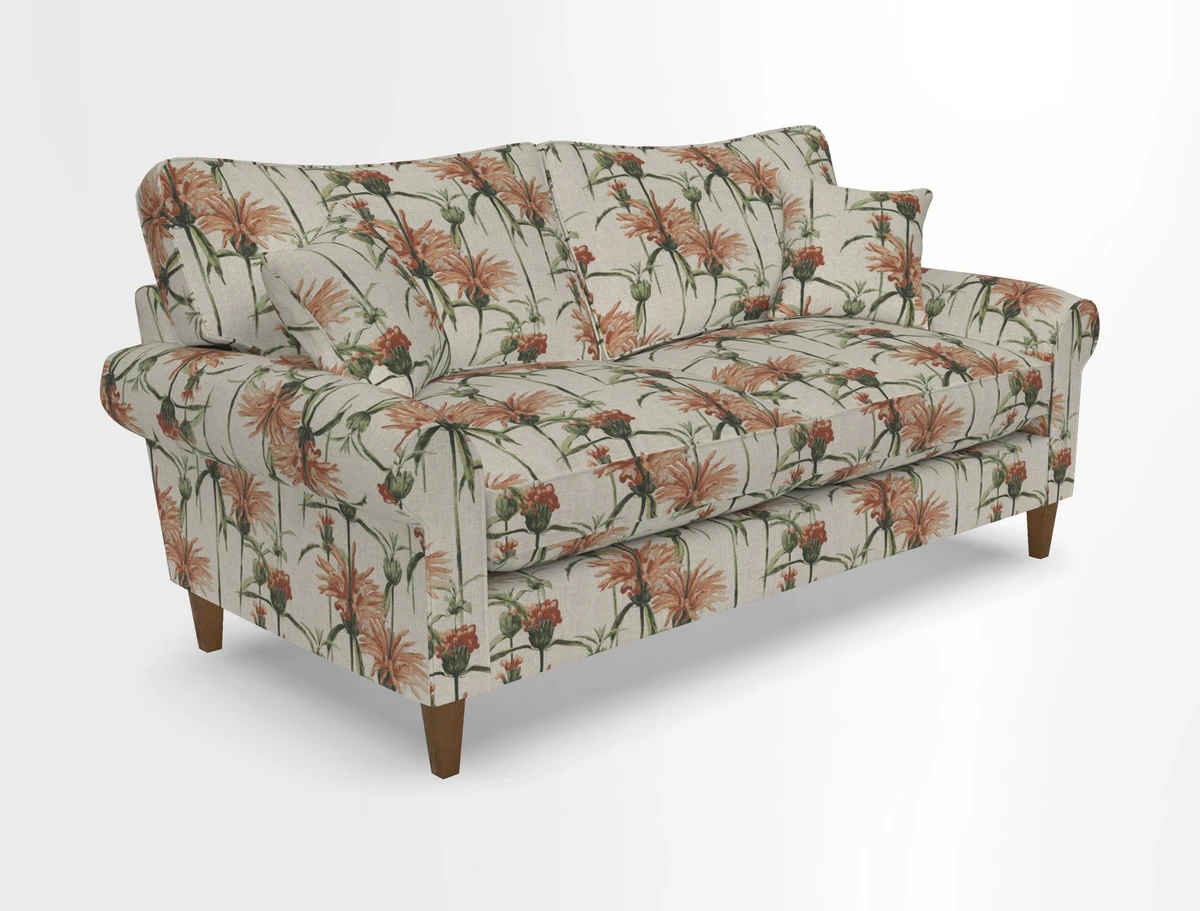 Waverley 3 Seater Sofa in Cloth 18 Bengal Stripe Indigo