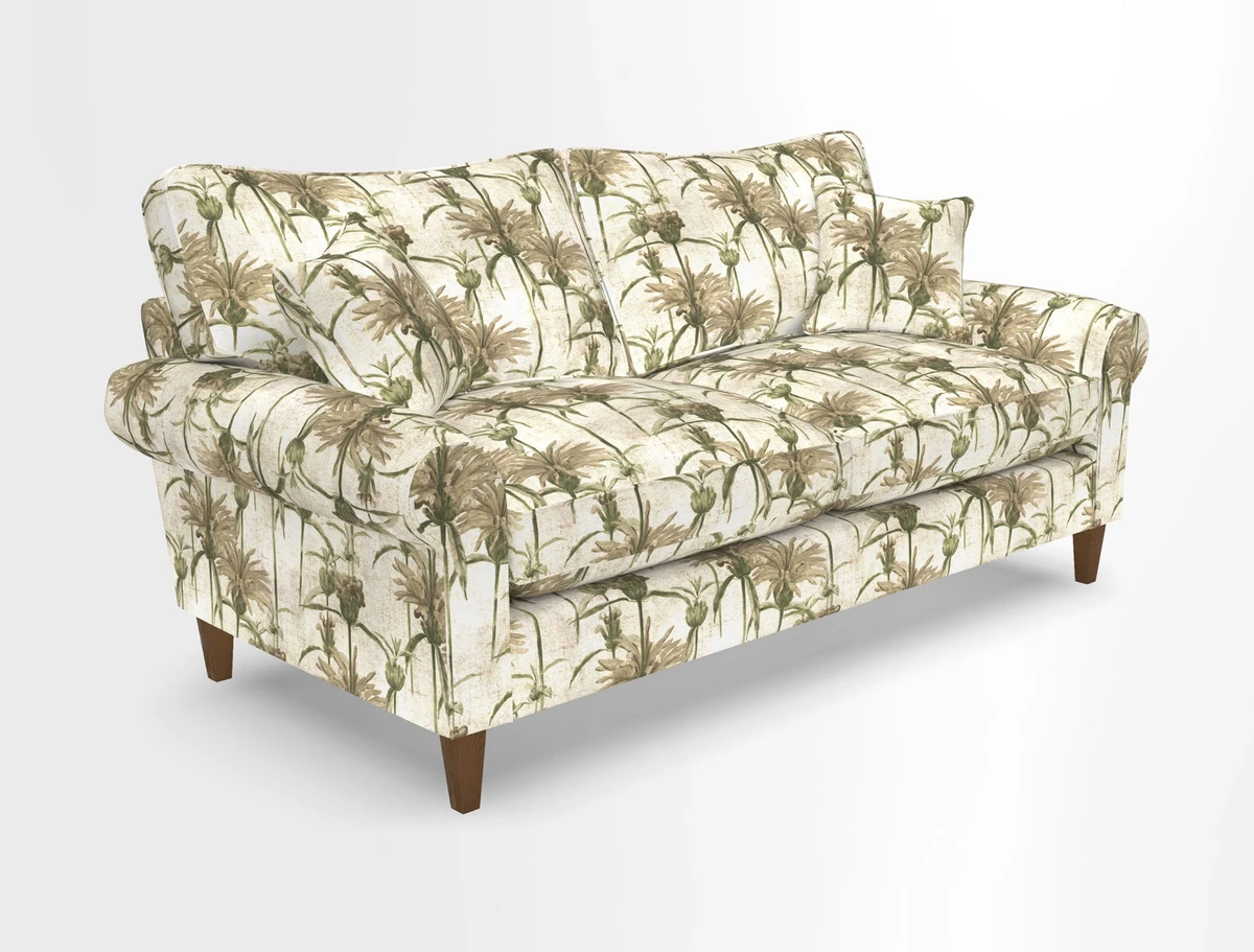 Waverley 3 Seater Sofa in Cloth 18 Bengal Stripe Indigo
