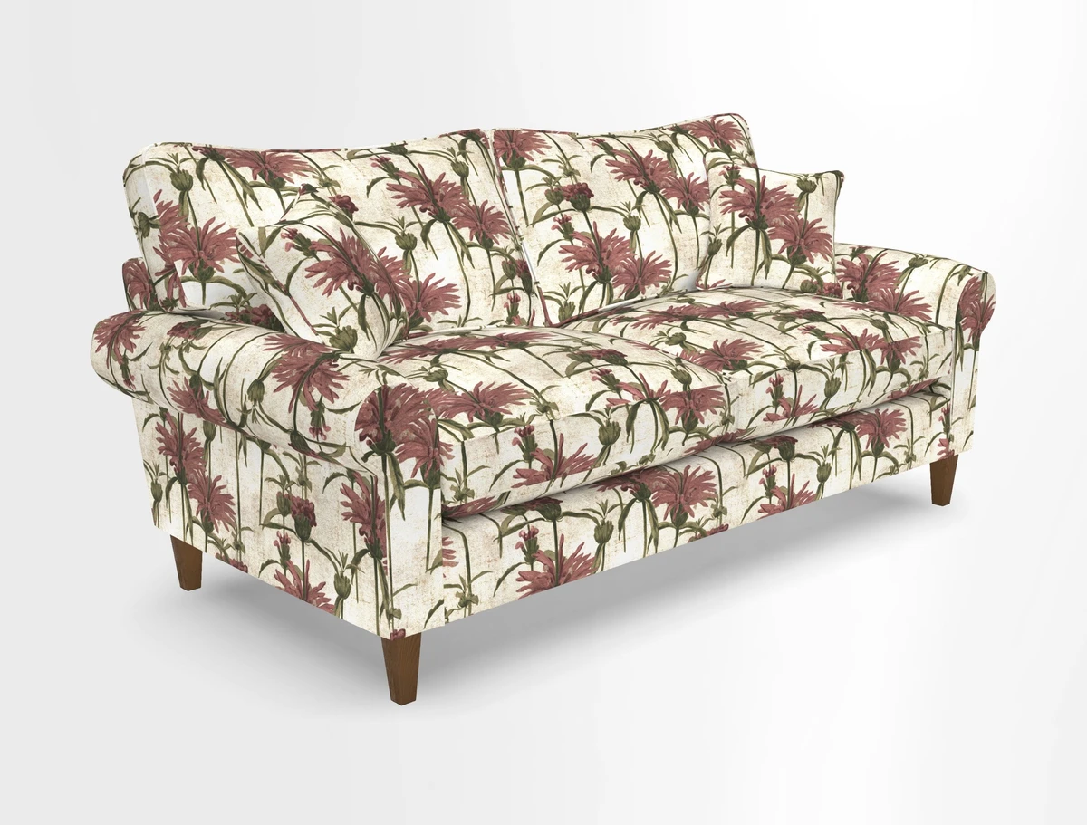 Waverley 3 Seater Sofa in Cloth 18 Bengal Stripe Indigo