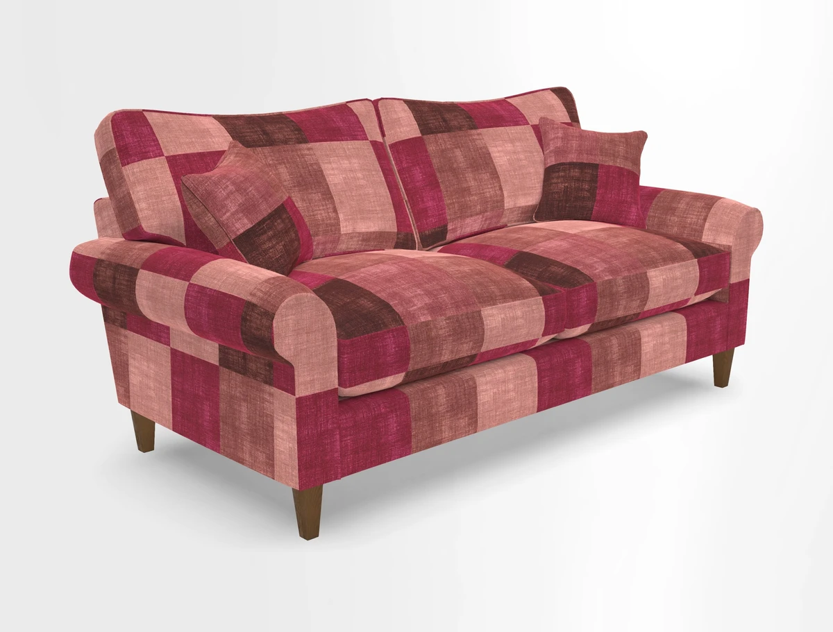 Waverley 3 Seater Sofa in Cloth 18 Bengal Stripe Indigo