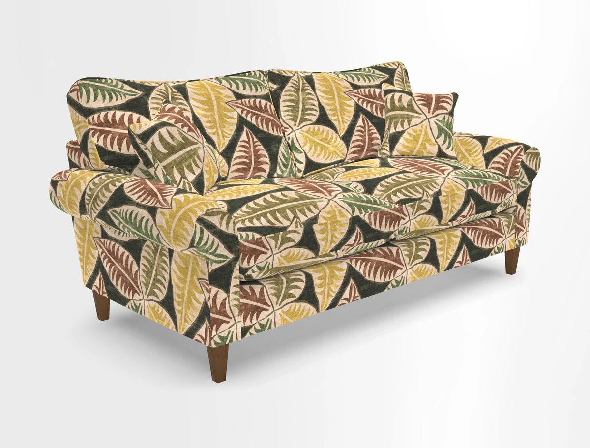 Waverley 3 Seater Sofa in Cloth 18 Bengal Stripe Indigo