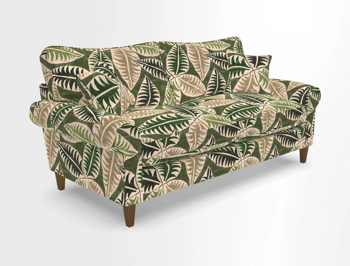 Waverley 3 Seater Sofa in Cloth 18 Bengal Stripe Indigo