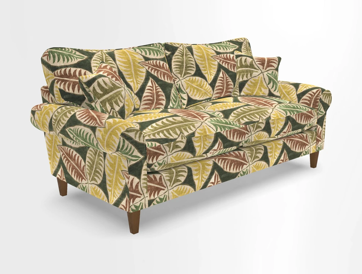 Waverley 3 Seater Sofa in Cloth 18 Bengal Stripe Indigo