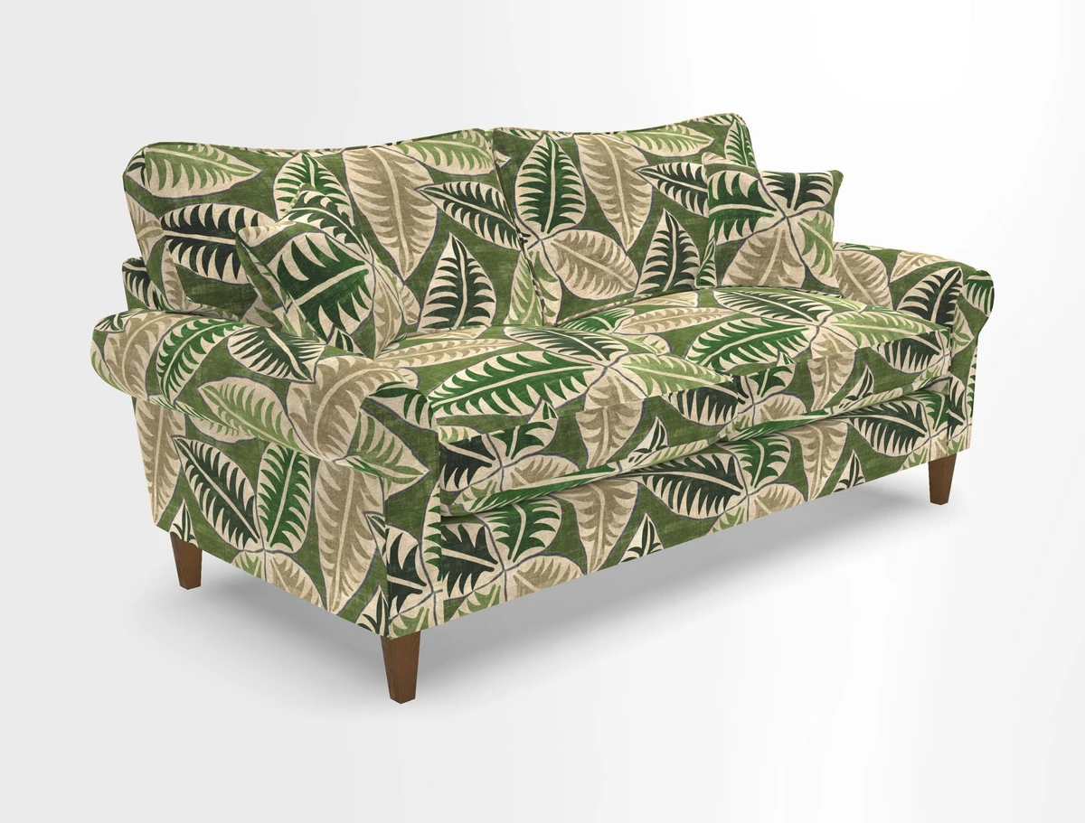 Waverley 3 Seater Sofa in Cloth 18 Bengal Stripe Indigo