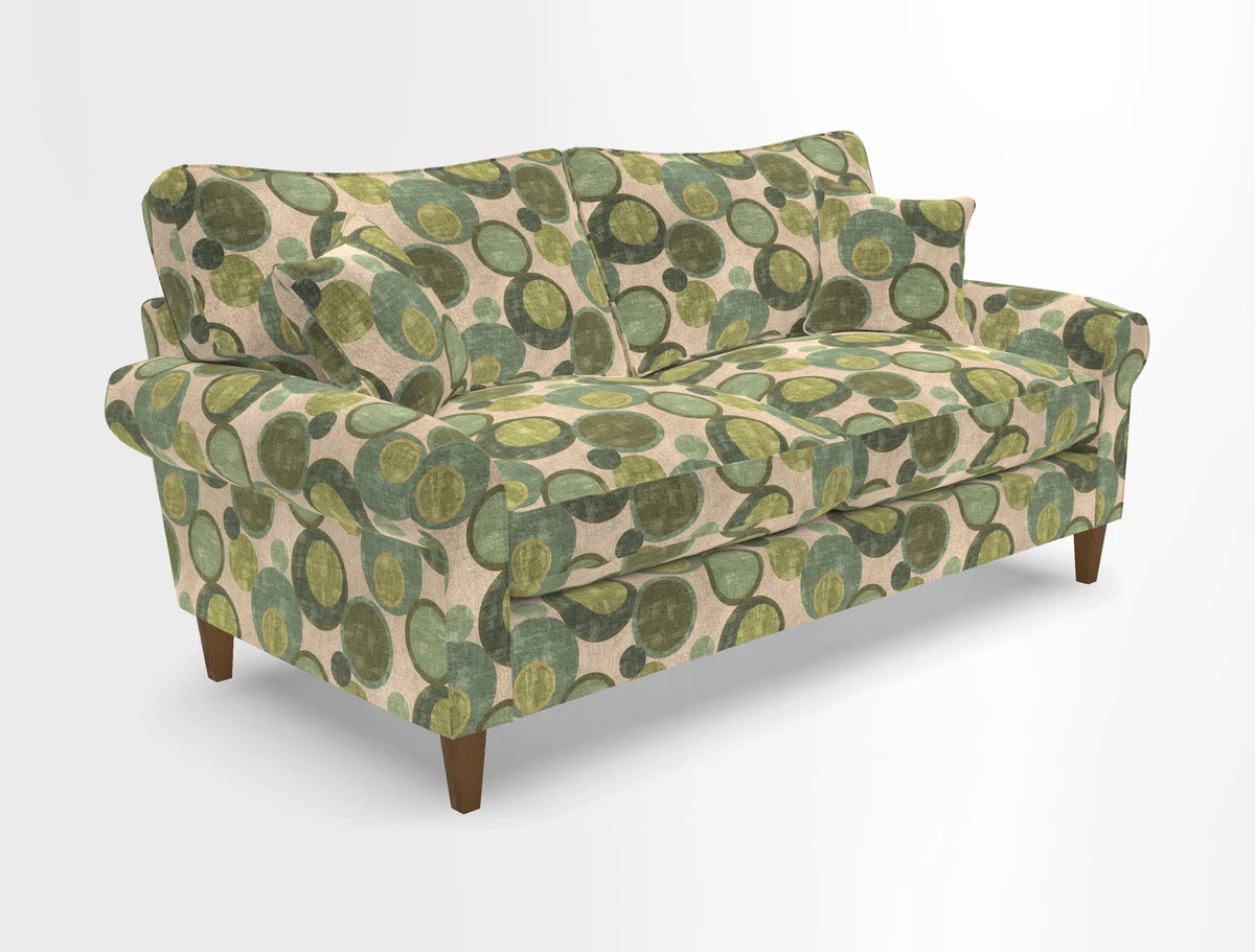 Waverley 3 Seater Sofa in Cloth 18 Bengal Stripe Indigo