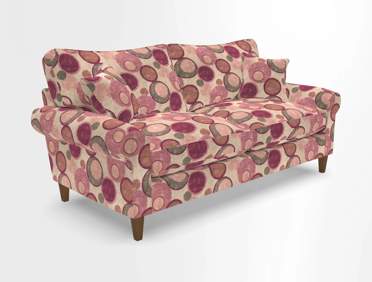 Waverley 3 Seater Sofa in Cloth 18 Bengal Stripe Indigo