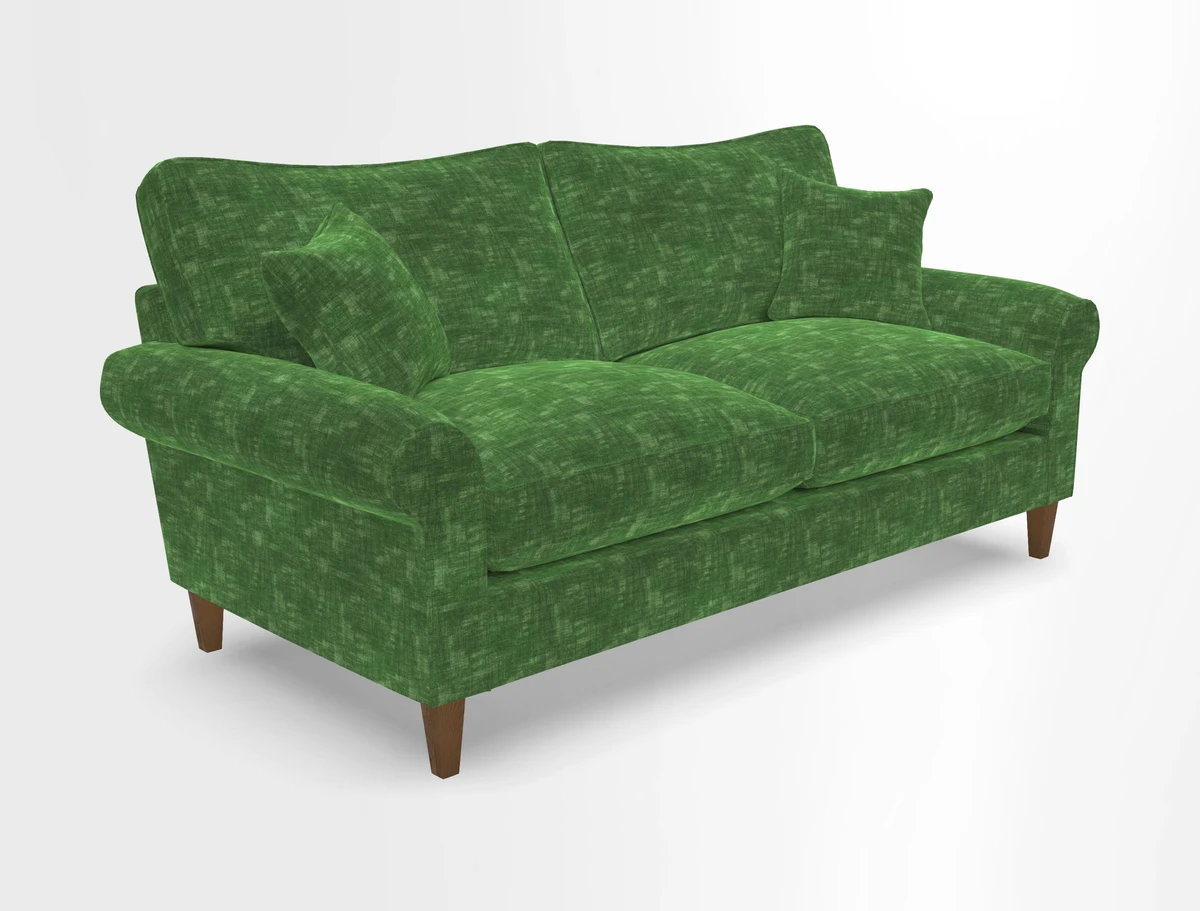 Waverley 3 Seater Sofa in Cloth 18 Bengal Stripe Indigo