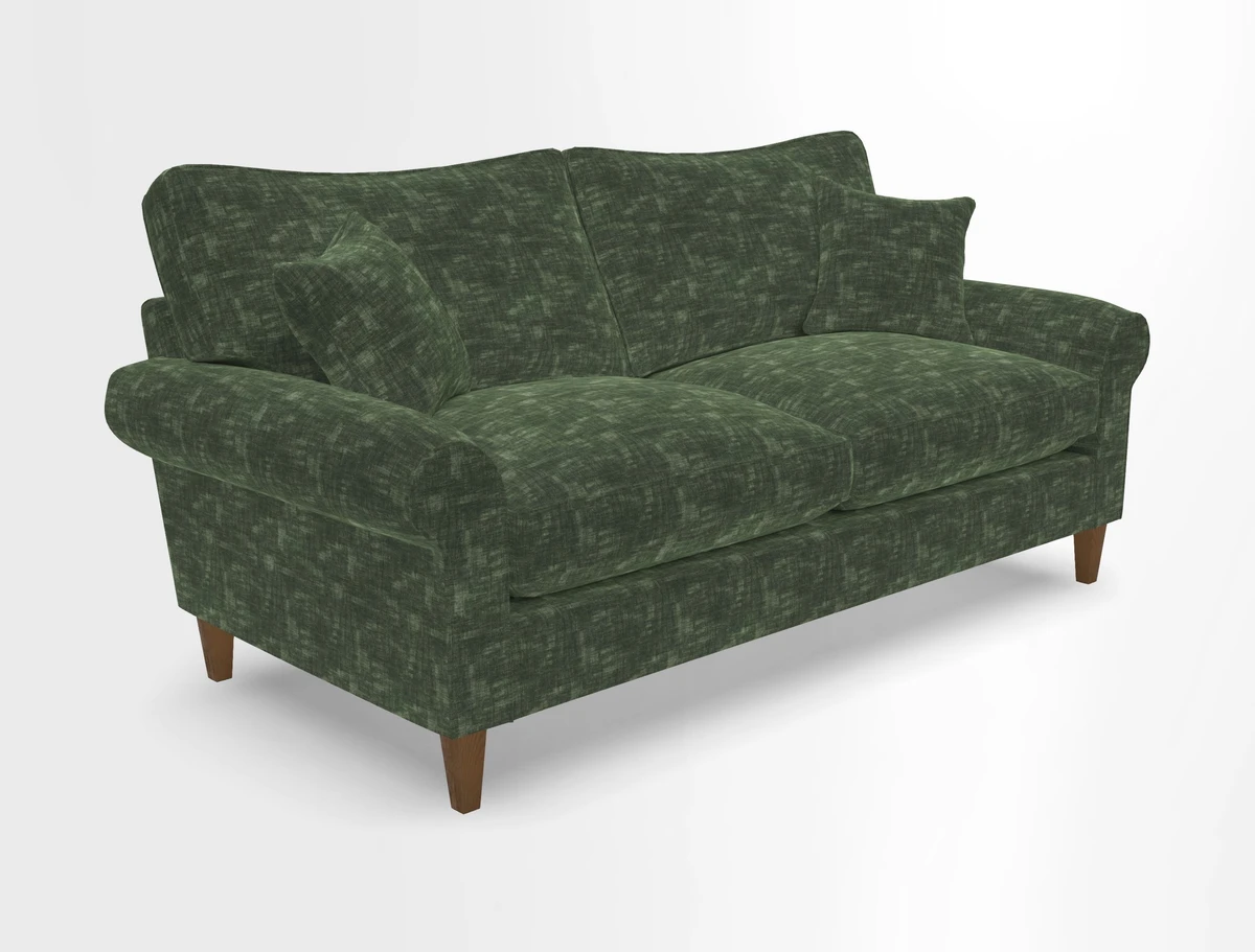 Waverley 3 Seater Sofa in Cloth 18 Bengal Stripe Indigo