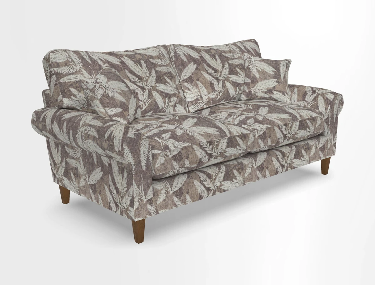 Waverley 3 Seater Sofa in Cloth 18 Bengal Stripe Indigo