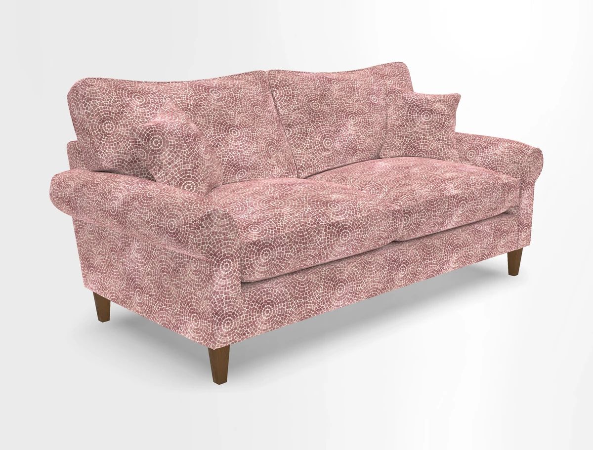 Waverley 3 Seater Sofa in Cloth 18 Bengal Stripe Indigo