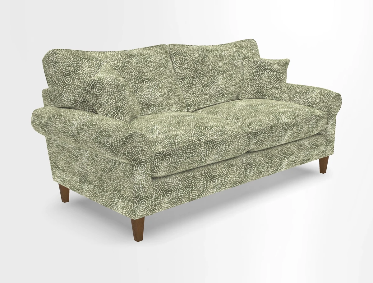 Waverley 3 Seater Sofa in Cloth 18 Bengal Stripe Indigo