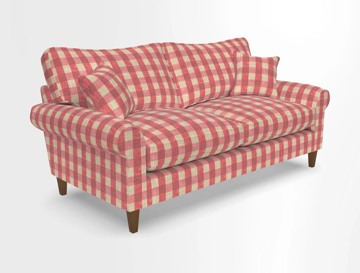 Waverley 3 Seater Sofa in Cloth 18 Bengal Stripe Indigo