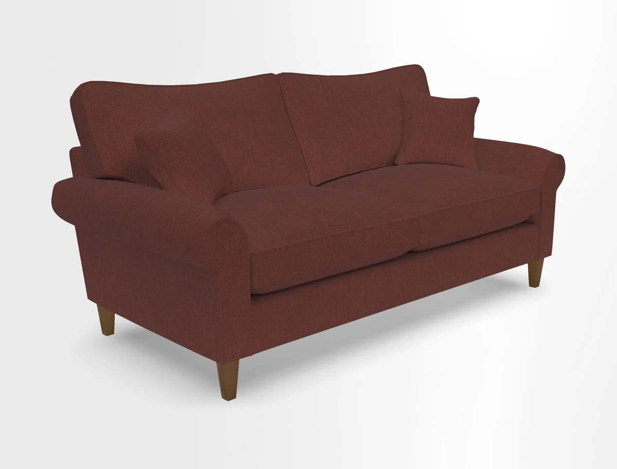Waverley 3 Seater Sofa in Cloth 18 Bengal Stripe Indigo