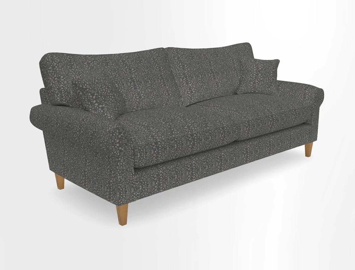 Waverley 4 Seater Sofa in Cloth 18 Bengal Stripe Indigo