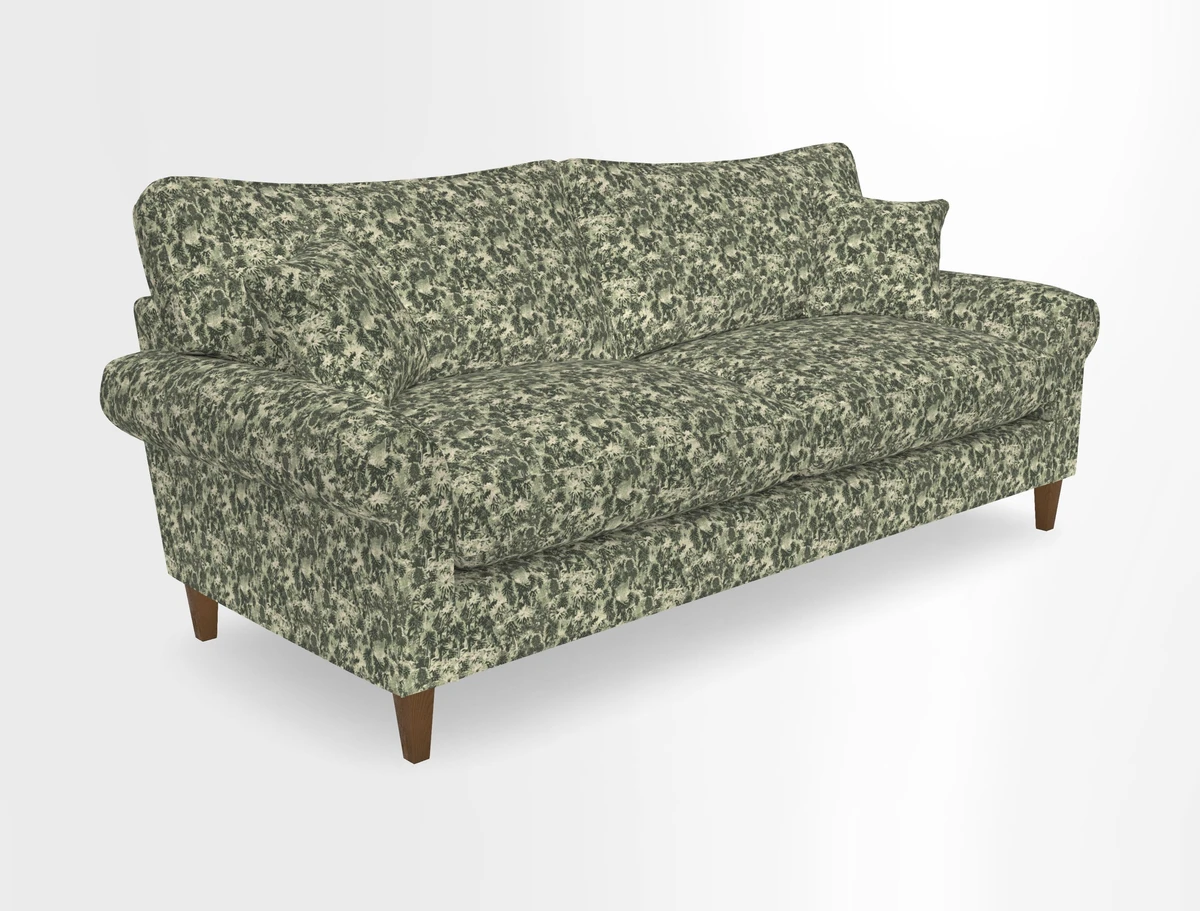 Waverley 4 Seater Sofa in Cloth 18 Bengal Stripe Indigo