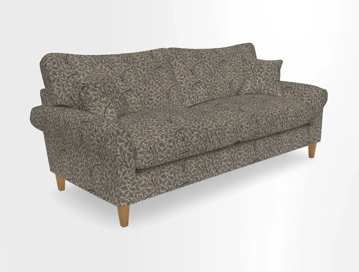 Waverley 4 Seater Sofa in Cloth 18 Bengal Stripe Indigo