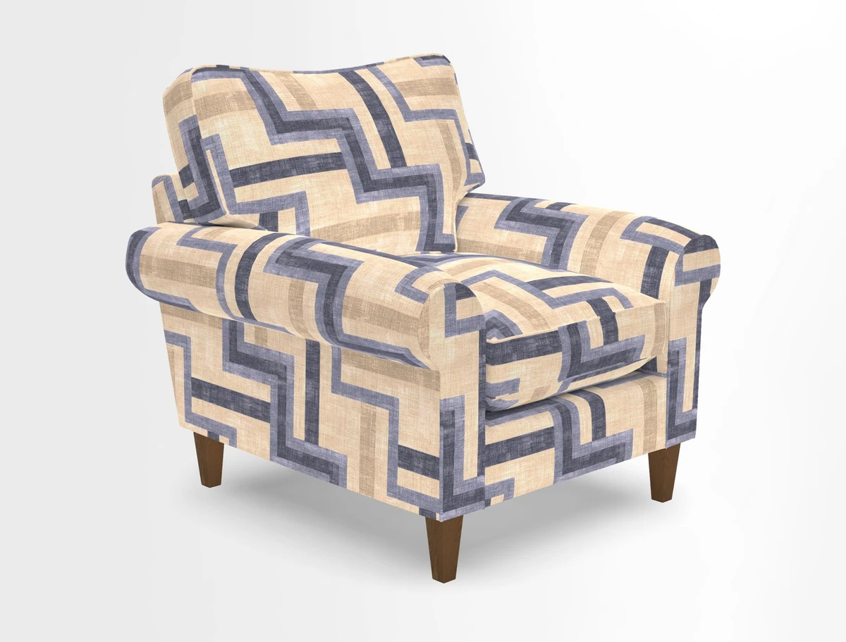 Waverley Chair in Two Tone Plain Biscuit