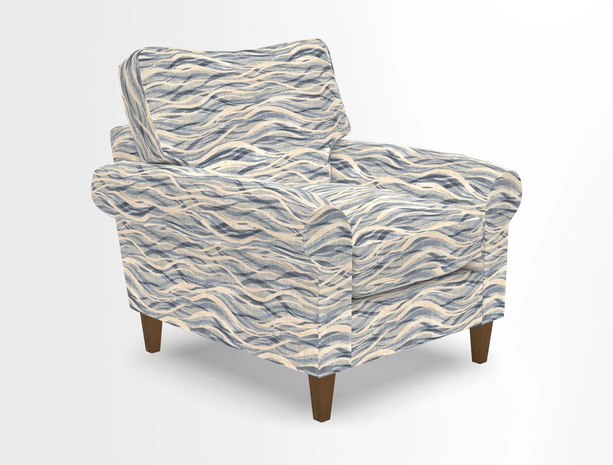 Waverley Chair in Two Tone Plain Biscuit