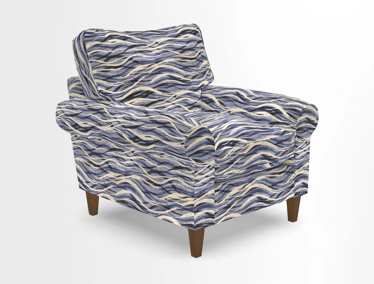 Waverley Chair in Two Tone Plain Biscuit