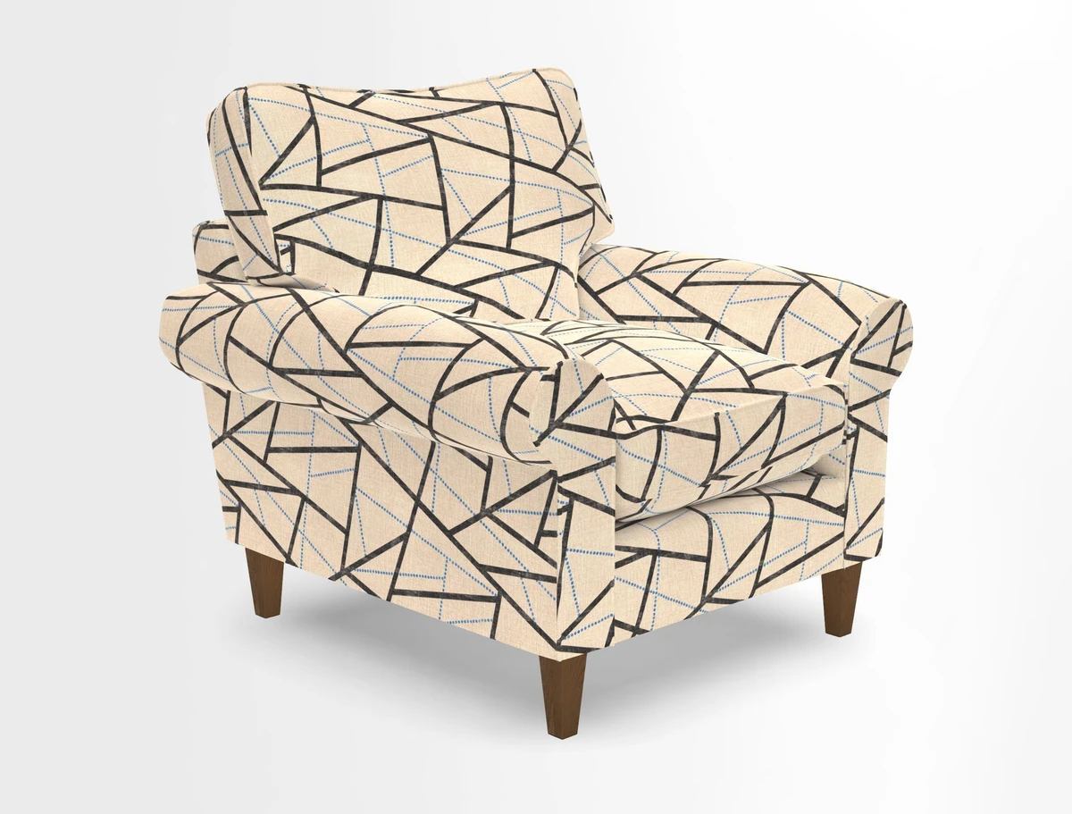 Waverley Chair in Two Tone Plain Biscuit