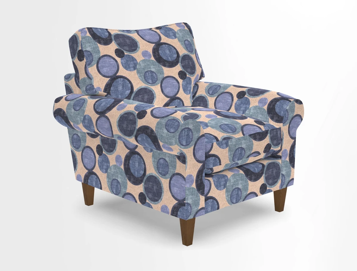 Waverley Chair in Two Tone Plain Biscuit