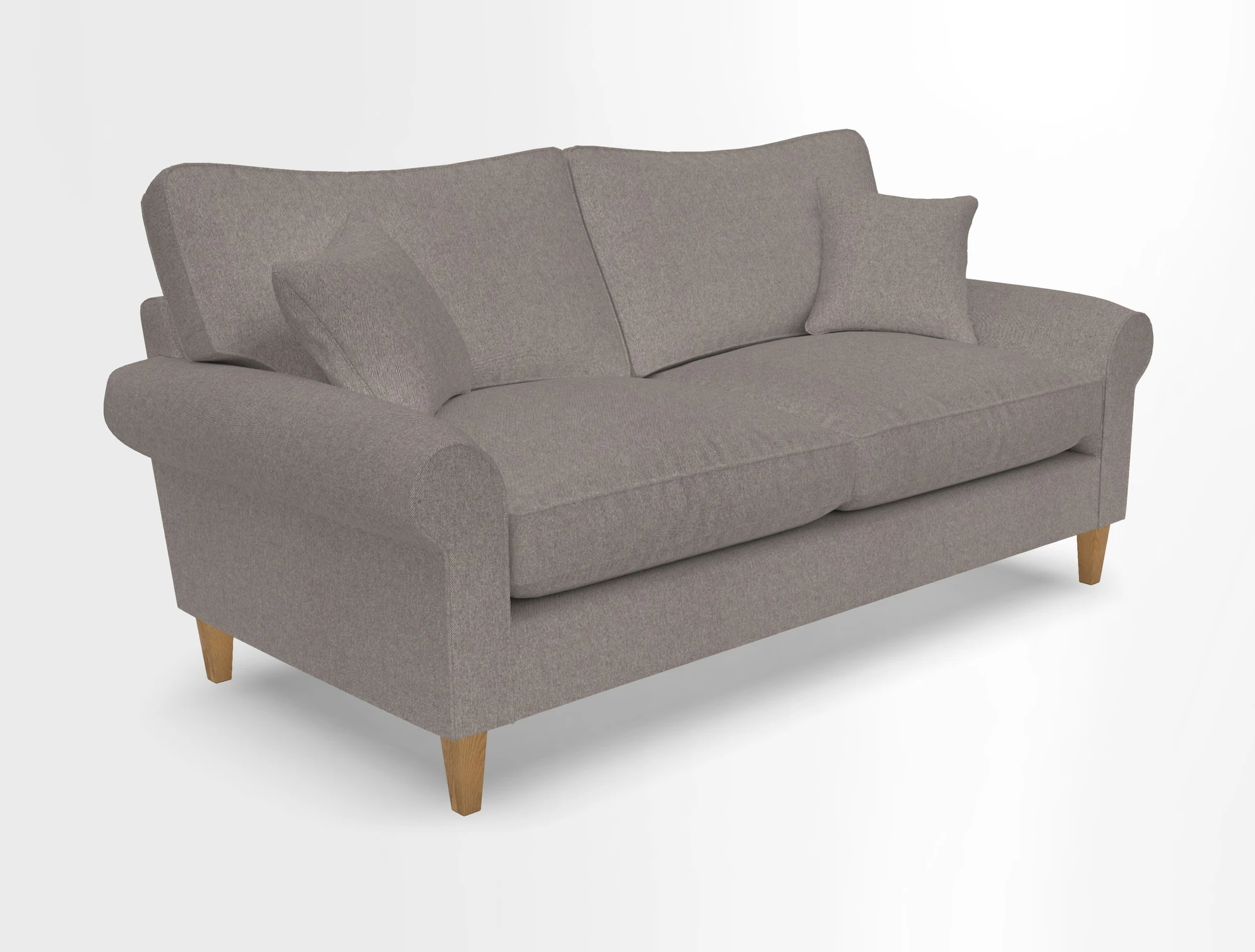 Waverley 3 Seater Sofa in Cloth 18 Bengal Stripe Indigo