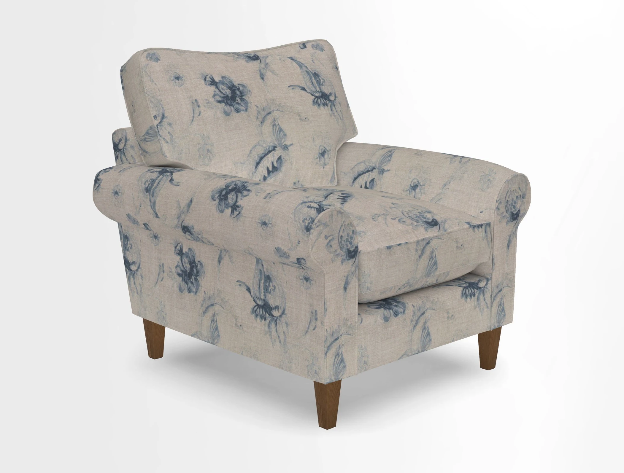 Waverley Chair in Two Tone Plain Biscuit