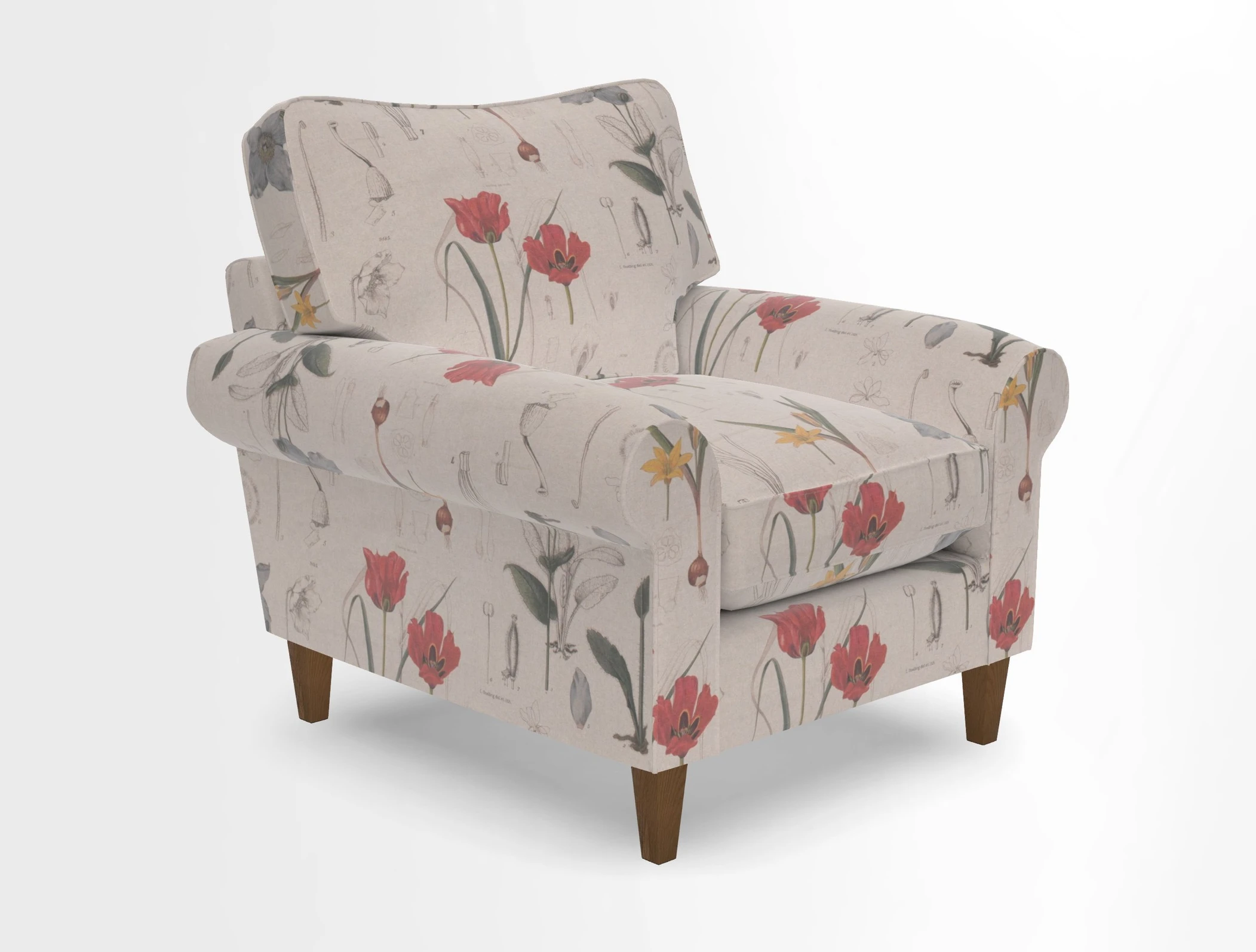 Waverley Chair in Two Tone Plain Biscuit