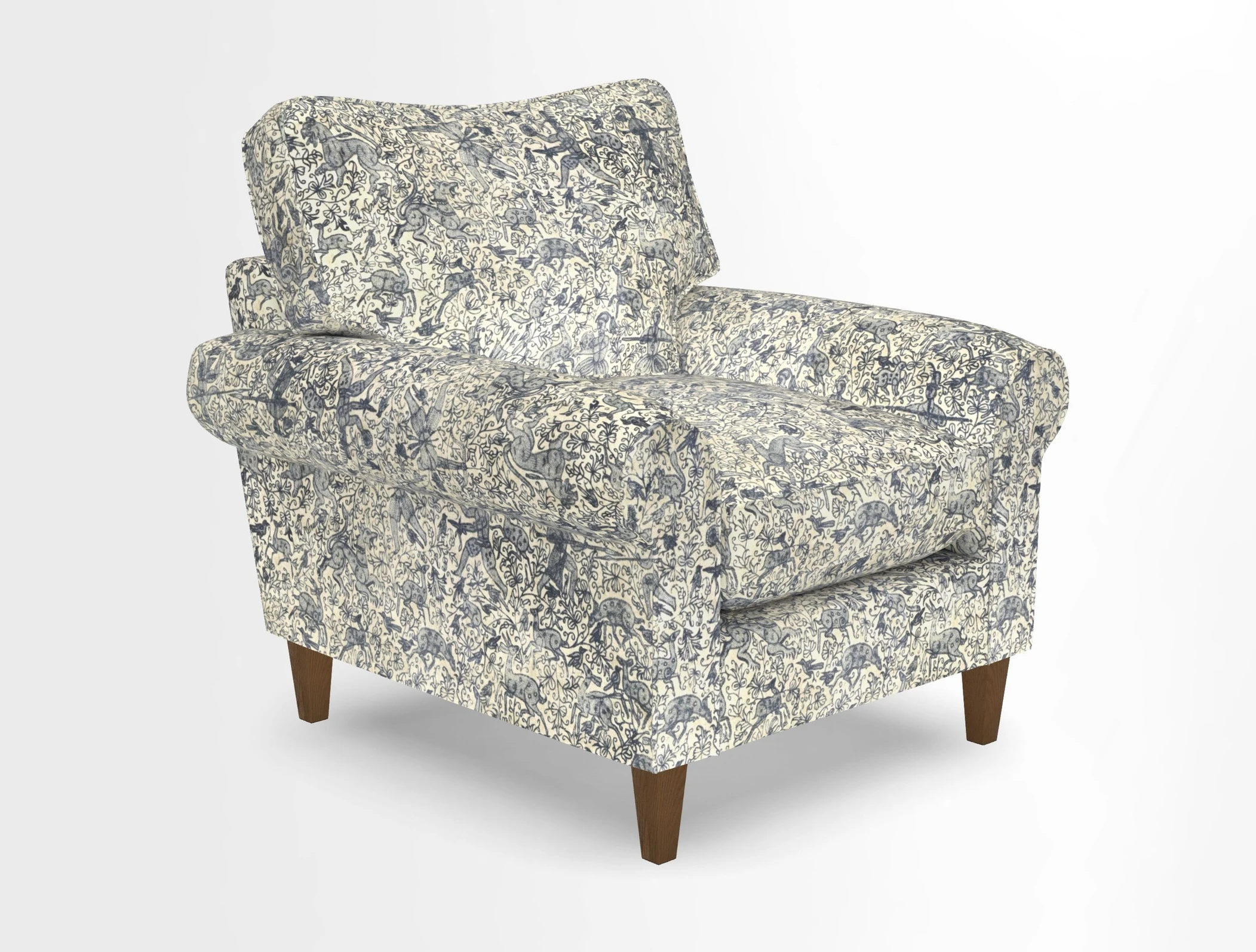 Waverley Chair in Two Tone Plain Biscuit
