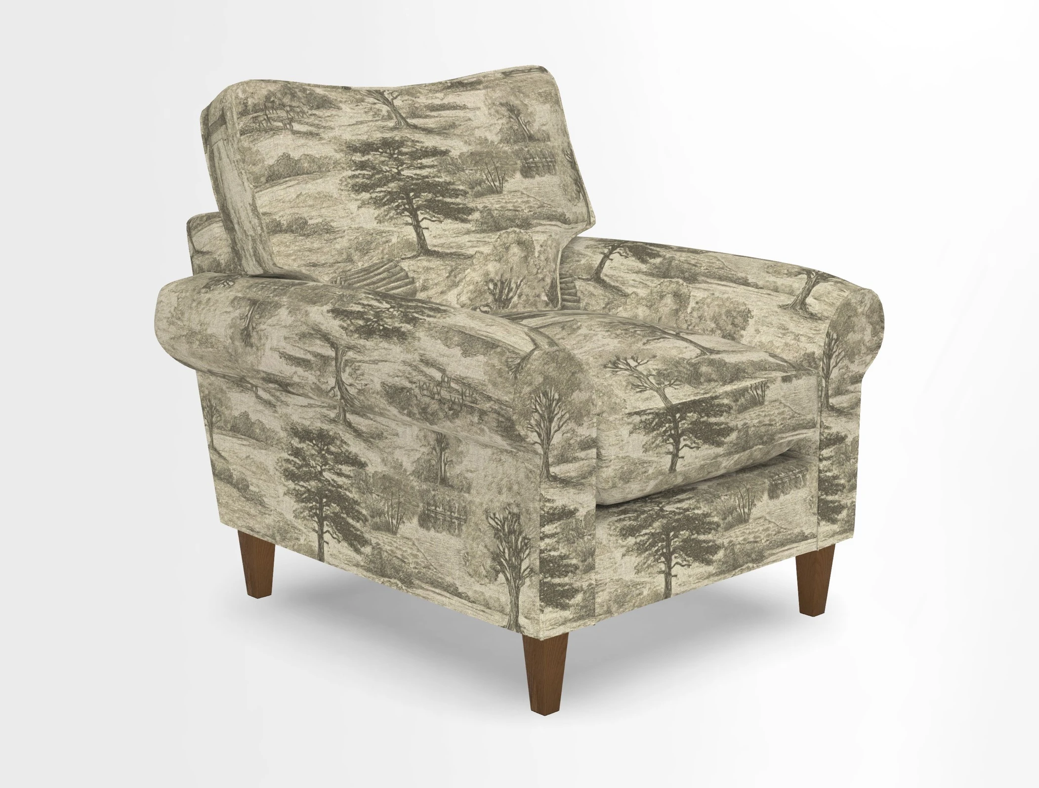 Waverley Chair in Two Tone Plain Biscuit