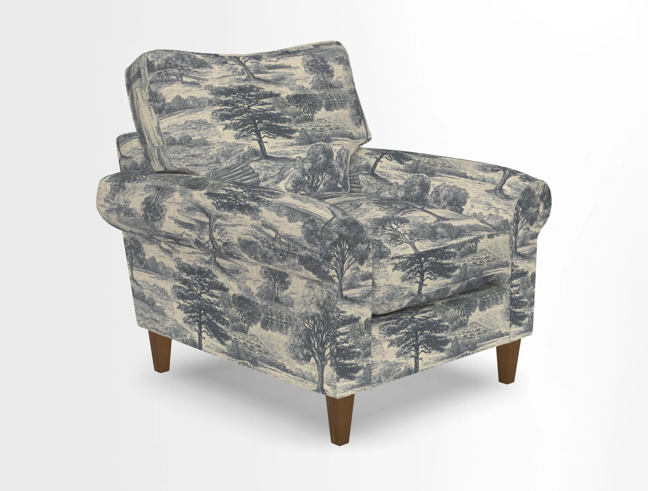 Waverley Chair in Two Tone Plain Biscuit