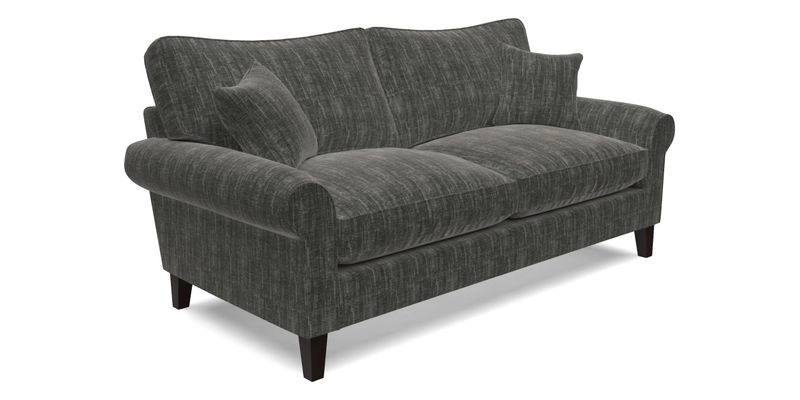 Waverley 3 Seater Sofa in Cloth 18 Bengal Stripe Indigo