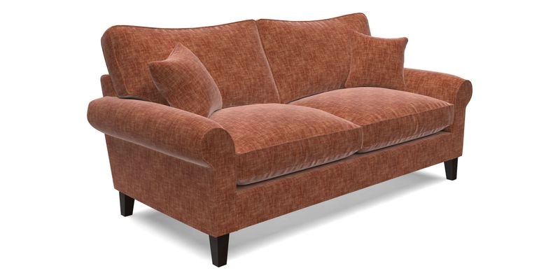 Waverley 3 Seater Sofa in Cloth 18 Bengal Stripe Indigo