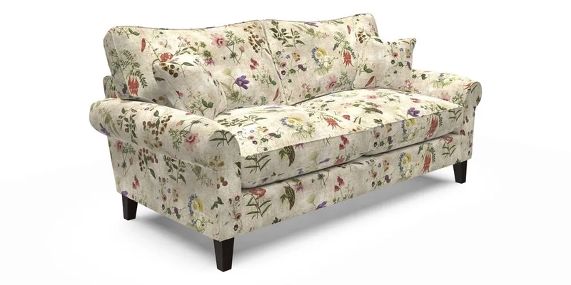 Waverley 3 Seater Sofa in Cloth 18 Bengal Stripe Indigo