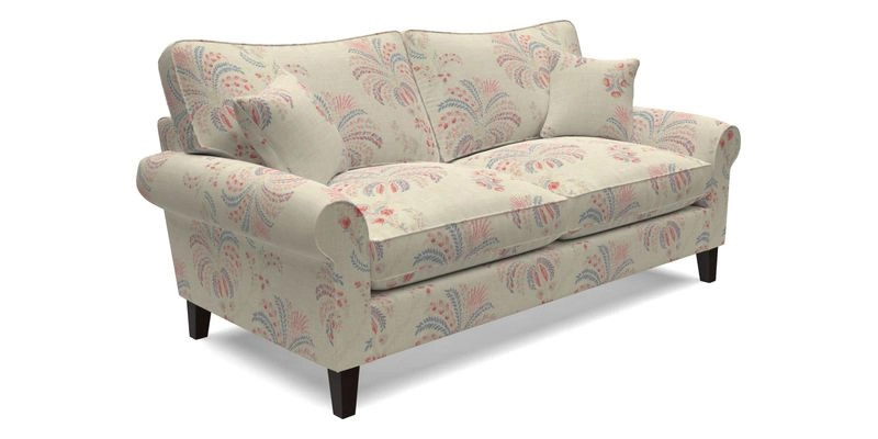 Waverley 3 Seater Sofa in Cloth 18 Bengal Stripe Indigo