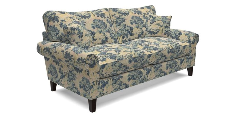 Waverley 3 Seater Sofa in Cloth 18 Bengal Stripe Indigo