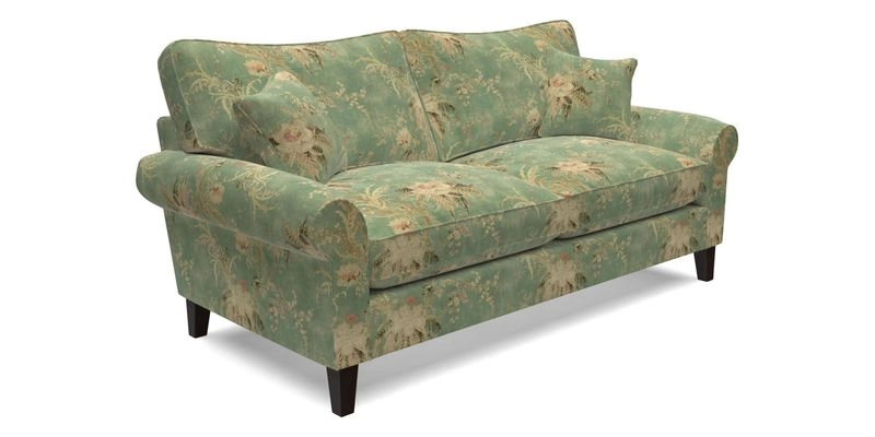 Waverley 3 Seater Sofa in Cloth 18 Bengal Stripe Indigo