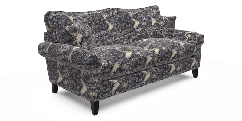 Waverley 3 Seater Sofa in Cloth 18 Bengal Stripe Indigo
