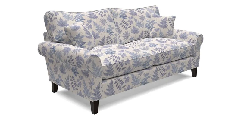 Waverley 3 Seater Sofa in Cloth 18 Bengal Stripe Indigo