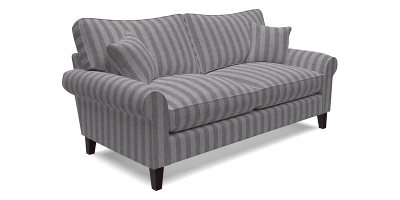 Waverley 3 Seater Sofa in Cloth 18 Bengal Stripe Indigo