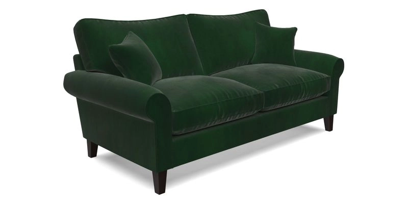 Waverley 3 Seater Sofa in Cloth 18 Bengal Stripe Indigo