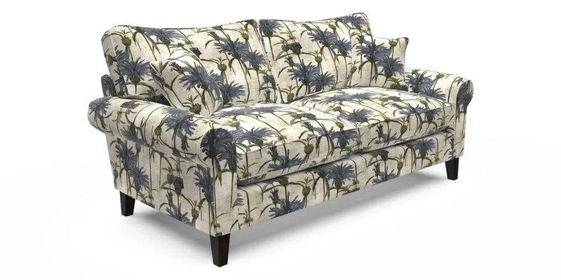 Waverley 3 Seater Sofa in Cloth 18 Bengal Stripe Indigo