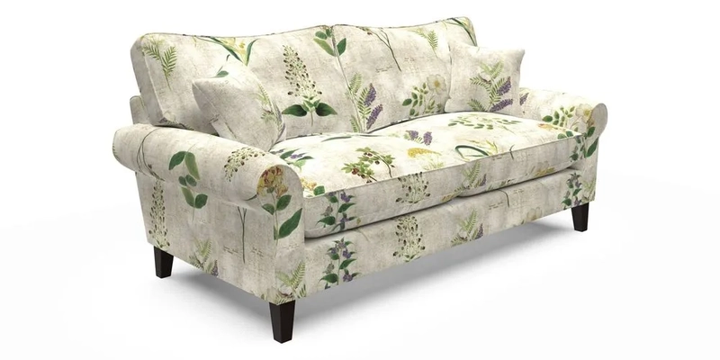 Waverley 3 Seater Sofa in Cloth 18 Bengal Stripe Indigo